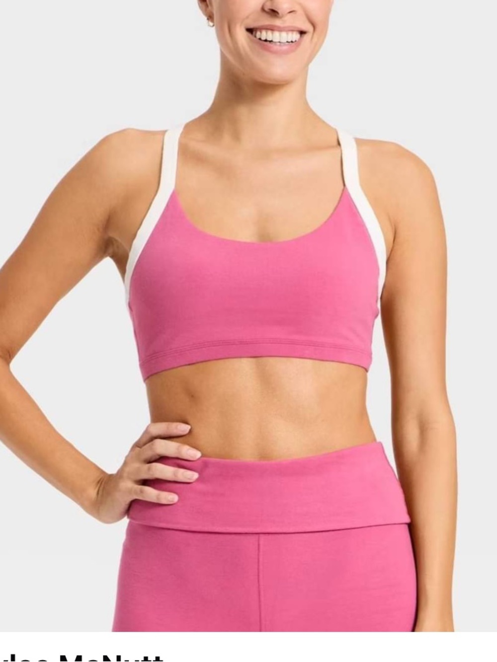 All In‎ Motion Women’s Dark Maive Scoop Neck Sports Bra